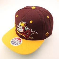 Arizona State Sun Devils NCAA Snapback Hat Cap REFRESH Maroon Yellow 