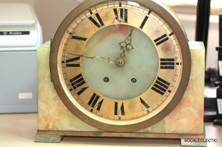 Antique French Made Pendulum Mantel Shelf Clock