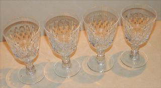 Baccarat Crystal Armagnac 4 Port Wine Glasses 4 3 4