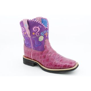 Ariat Showbaby Fiesta Youth Kids Girls Size 5 Pink Leather Western 