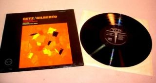   LP STAN GETZ JOAO GILBERTO ANTONIO CARLOS JOBIM VERVE RECORDS V6 8545
