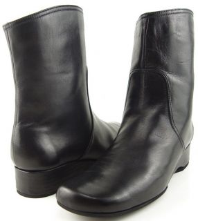 ANYI LU SOHO Black Nappa Womens Designer Shoes Fashion Ankle Low Boots 