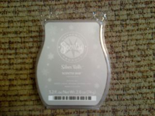 Scentsy Silver Bells 3.2 ounce Scented Wax Bar Brand New in PackFree 