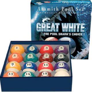 ARAMITH 2.25 GREAT WHITE SHARK NOVELTY BALL SET   2 1/4 IN   NEW 