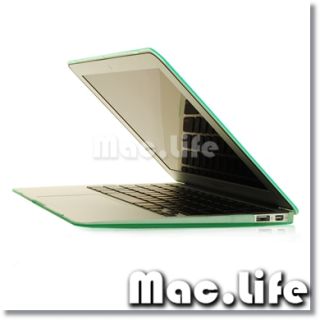 NEW ARRIVALS Rubberized GREEN Hard Case Cover for Macbook Air 13 