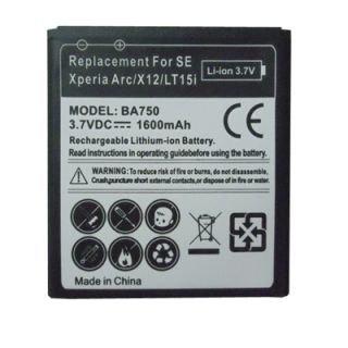   Battery Charger for Sony Ericsson Xperia Arc s LT18i LT15i X12