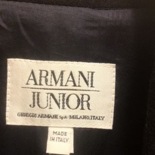 Armani Jr Blazer Jacket Wool Navy Blue Mens Xs Size 12 Junior