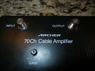 ARCHER 70 CHANNEL SATELLITE CABLE TV DISTRIBUTION AMPLIFIER EXTENDS 