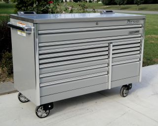 Snap on 68 Arctic Silver Epiq Tool Box Toolbox Stainless Steel Top We 