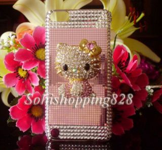 100 % brand new for apple ipod touch 5 5th gen shinning rhinestone 3d 