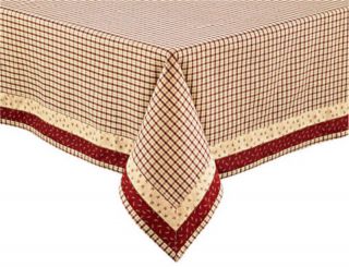 Park Designs Apple Jack Quilted Tablecloth 2 Sizes