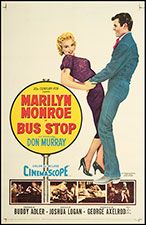Bus Stop 1956 Orig Movie Poster 1sh Marilyn Monroe RARE