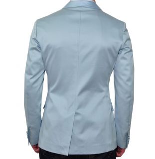 1000$ D&G DOLCE & GABBANA RUNWAY Tuxedo Blazer Jacket Veste Blue Bleu 