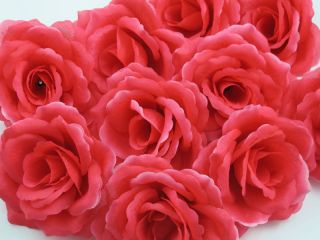 Lifelike Rose Head Fake Artificial Silk Flower Party Wedding Home 