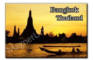 Wat Arun Bangkok Thailand Souvenir Fridge Magnet