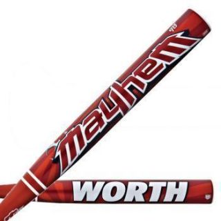 New Worth Sbmtda Mayhem ASA Softball Bat 34 28