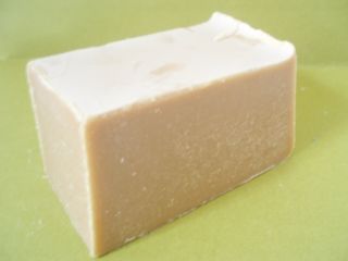Handmade Olive Oil Milk Soap Bar Lightly Scented with Gingerbread 