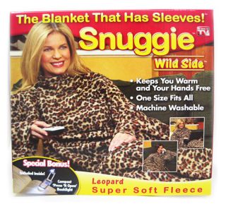 product description snuggie sn091104 leopard print as seen on tv the 
