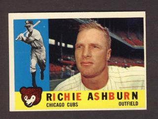 Richie Ashburn Chicago Cubs 1960 Topps Card 305