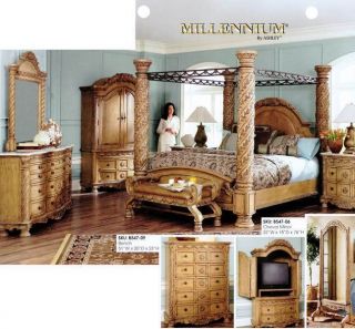 Ashley South Shore 4pc Poster King Size Bedroom Set