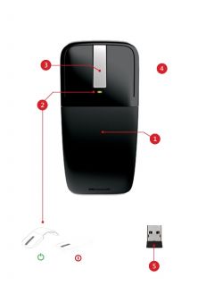 arc touch mouse key features