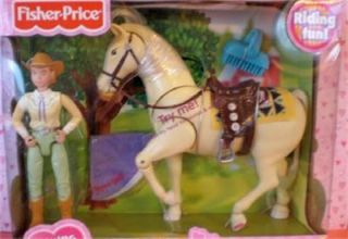 Fisher Price Loving Family Dollhouse Aspen Gold Horse w Sarah