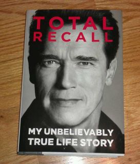 Arnold Schwarzenegger Total Recall Autographed Signed Book