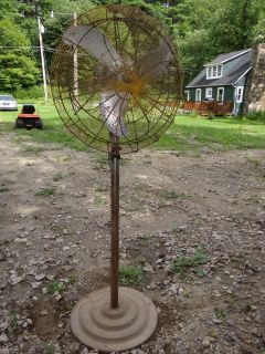 Antique Old Large Emerson Electric Fan Duty Match Frame S60 WA 