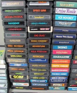   Collection of Atari Games Systems 2600 5200 7800 Over 250 Games