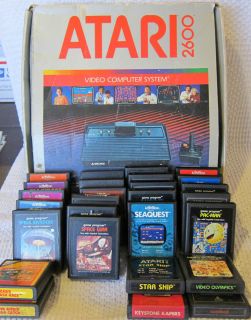 Original Atari 2600 Game Console with 27 Games