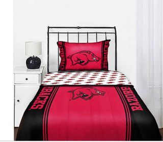 Arkansas Razorbacks Queen Comforter Sheets Bedding