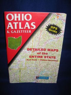 Ohio Atlas Gazetteer DeLorme treasure hunting metal detecting 