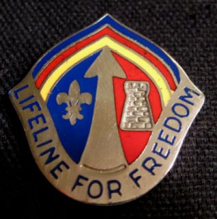 older us army support command europe unit crest