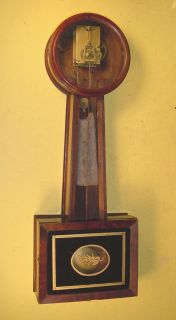 Antique Attleboro Weight Driven Banjo Clock as found for restoration 