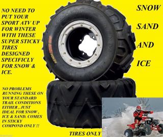   SNOW MAD ATV TIRES AWESOME SNOW, ICE & SAND TIRES ( 22X11 9