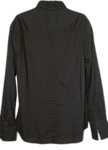 ENGLISH LAUNDRY NWT Mens Black Woven Button Down Shirt size XL