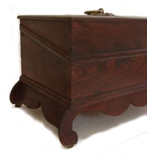 Antique Grain Painted Tabletop Writing Desk 1830 40