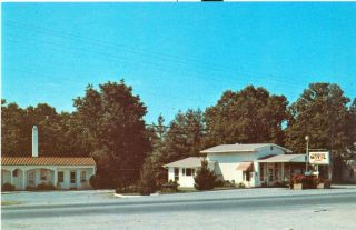  motel crossville published by asheville post card co asheville 