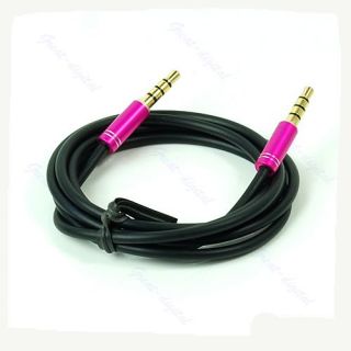   Aux Male to Male Audio Stereo Cable for iPhone iPod Touch 