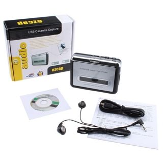 Tape to PC USB Cassette to MP​3 Converter Capture Adapter Audio 
