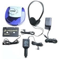 Memorex MD6440 40SEC Portable CD Player Car Kit AC and Cassette 