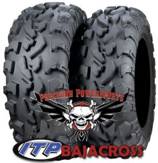 28 ITP Bajacross Tires w 14 SS STI Wheels Mud ATV