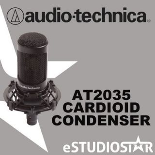 Audio Technica AT2035 Large Diaphragm Condenser Microphone at 2035 