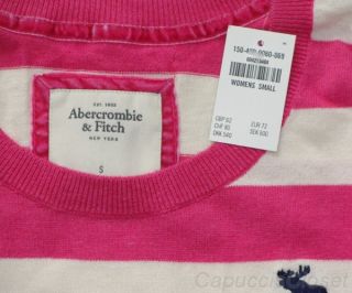 Abercrombie Fitch Womens Sweater Audrey Pullover Top Jumper Pink Sz s 