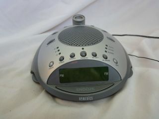 Homedics SS 4000 Sound Spa Alarm Clock Radio Time Projection Nature 