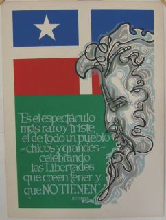 Augusto Marin Serigraph Betances Puerto Rico Art 1970