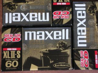 Lot of Maxell Xliis 60 Hi End Audio Cassette Tapes OS