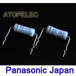 10pcs Panasonic Japan Power Resistors 3W 100ohm 5