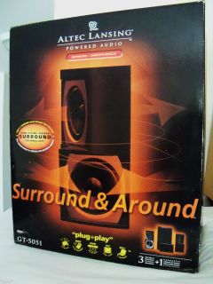 Altec Lansing GT 5051 Surround Around Powered Audio Sound System