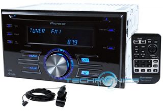 Pioneer FH P8000BT Double DIN in Dash Am FM CD  Player Bluetooth 